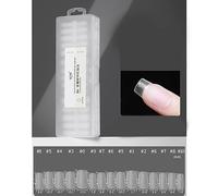 Punte finte naturali trasparenti di estensione unghie finte artificiali scolpite dita strumenti manicure salone casa
