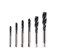Punte for maschiatura a spirale, metriche, M2-M16, rivestite in TICN, for macchine utensili(1PC,M10x1)