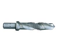 Punte fora-maschia HSS codolo esagonale 1/4" passo grosso
