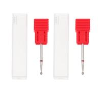 Punte Fresa Unghie Smeriglio Set 2 Pezzi per Manicure e Spa
