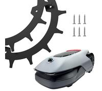 Punte in acciaio inox nero per robot tosaerba Dream & Mova Mova 600, 1000 Dream A1, A1 Pro, punte di trazione per ruote motrici, antiruggine e durevole, antiscivolo per robot tosaerba (nero)