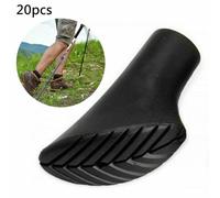 Punte in gomma di ricambio per bastoncini da trekking, protezioni per punte di bastoncini da trekking con presa eccellente, diametro 10 mm,
