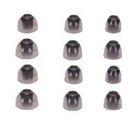 Punte in silicone per auricolari, set da 12 punte di ricambio universali per auricolari con foro interno da 5 a 6,5 mm, dimensioni S M L