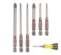 Punte Magnetiche Per Cacciavite E Avvitatore - 6 Pezzi Utensile Universale A Gambo Esagonale - Set Punte Lunghe Di Sicurezza Per Avvitatore - Per Bricolage Miglioramento Casa Elettronica Manutenzione