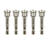 Punte magnetiche per cartongesso, 50 mm, set di 5 punte PH2 Dimpler per un posizionamento preciso delle viti