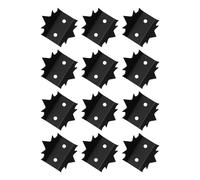 Punte metalliche robuste per recinzione di sicurezza set 12 pz deterrente effica