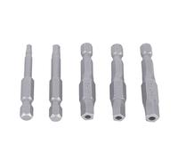 PUNTE PENTAGONALI, PUNTE PENTAGONALI MAGNETICHE, SET DI PUNTE PER TRAPANO CHIAVE MAGNETICA, 5 PEZZI PUNTE PER CACCIAVITE A TESTA DUREVOLE PER TRAPANO AVVITATORE
