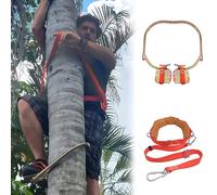 Punte per Arrampicarsi sugli Alberi, Speroni Portatili per, Attrezzatura per Potatura/Taglio/Caccia, Palo in Legno per Elettricisti(400mm (15.7in))