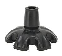 Punte per Bastoncini da Passeggio, Punta per Bastone da Passeggio in Gomma Antiscivolo a 6 Pilastri, Cuscinetti Inferiori di Ricambio per Bastoncini con Stampelle