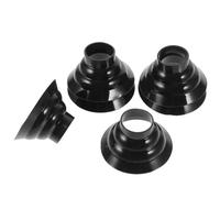 Punte per Bastone da Camminare Antiscivolo 6 Pezzi, Nero | Plastica Robusta, Compatibile con Stampelle e Bastoncini da Trekking, per Neve e Sentieri, Appoggio Stabile