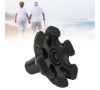 Punte per bastoni da passeggio da 19 mm con base a treppiede, design in gomma antiscivolo per un migliore equilibrio e una riduzione dell'affaticamento su varie superfici (#2)