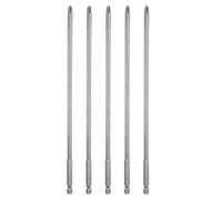 Punte per cacciavite Phillips PH2 1/4" gambo esagonale 250 mm lungo albero 6 mm
