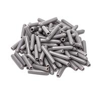 Punte per Cestello Lavastoviglie,100 Pezzi Cappucci per Lavastoviglie di PVC Punte di Protezione per Lavastoviglie per Tutti Cestelli per Piatti 3x25 mm Grigio