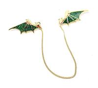 Punte per colletto Spille con drago Spille a catena Spilla in oro smaltato...