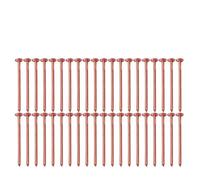 Punte per eliminare le radici degli alberi, 65 mm/75 mm, chiodi in rame massiccio per la rimozione di ceppi d'albero, non disturbanti per eliminare radici indesiderate, 20-50 pezzi hardware (C)