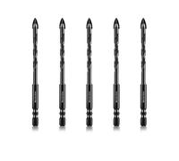 Punte per Gres Porcellanato, 6Mm 5Pezzi Punta Trapano Vetro Professionali per P