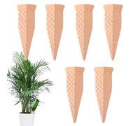 Punte Per Irrigazione In Terracotta,6 Pezzi Inserti Irrigatori Per Vasi | Dispositivi Autoirriganti Piante,Per Giardino Cortile Interno Esterno Casa Vacanze Fiori In Vaso Bonsai
