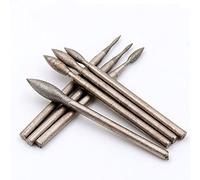 Punte per levigatura a testa diamantata per lucidatura Frese per pietra di metallo Utensili per intaglio per incisione di giada per ago Dremel con gambo da 2,35 mm, 20J, 600 grit, 2 pezzi
