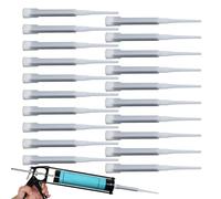 Punte per Miscelare - Cartuccia per Resina da 20,Bocchetta Miscelatrice per Adesivi,per Rinforzo Strutturale Riparazione Crepe nel Calcestruzzo