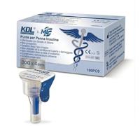 Punte per Penna da Insulina Sterili Monouso - 100 Pezzi - Comfort e Precisione per Uso Quotidiano - New Package! (30G 0,30x4mm)