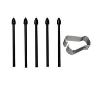 Punte per penna Galaxy S24 Ultra, 5 pezzi, punte di ricambio per Samsung Galaxy S24 Ultra S23 Ultra Tab S9 Tab S8 Touch Stylus Tips S Pen Pennini con pinzette di rimozione (nero)