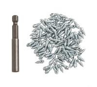 Punte per pneumatici, 100/200 pezzi, borchie da neve in acciaio, chiodo antiscivolo per scooter, trazione migliorata sul ghiaccio, guida invernale (9 mm, 100 pezzi)