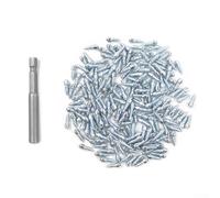 Punte per pneumatici, 100/200 pezzi, borchie da neve in acciaio, chiodo antiscivolo per scooter, trazione migliorata sul ghiaccio, guida invernale (12 mm, 200 pezzi)