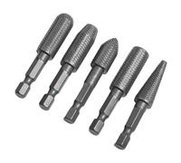 Punte per raspa a gambo esagonale di qualità professionale per applicazioni di