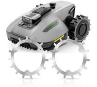 Punte per robot tosaerba in acciaio inox, per MAMMOTION YUKA Mini punte self centring per MAMMOTION 2 mm 210 mm, accessori per robot tosaerba con 6 viti in acciaio inox M4 x 12 mm