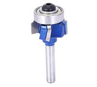 Punte per router arrotondati con gambo 8 mm, punta per bordi arrotondati angolari in metallo duro, taglierina per bordi a 4 taglienti per fresatura del legno, raggio metrico(2mm)