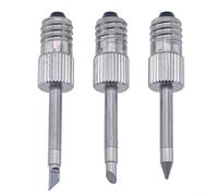 Punte per saldatore, confezione da 6 pezzi, interfaccia E10, tipo B, C, K, in acciaio, per applicazioni generiche di saldatura e stagno, portatili, per uso esterno