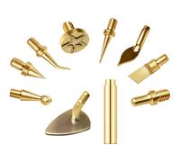 Punte per saldatore in ottone 17 pezzi compatibili con TS100 936 per pressatura