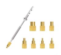 Punte per saldatore per TS100 Set di rame ad alta precisione M2-M8 Trasferimento di calore rapido strumenti di riparazione elettronica 94 mm lunghezza 8 pezzi