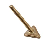 Punte per saldatore - Testina per saldatore da 5,5 cm, strumento di riparazione triangolare in rame, punta di ricambio triangolare e kit di per saldatura, officina, garage, auto