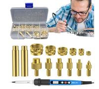 Punte per saldatura - Set di punte per saldatura resistenti al calore per riparazione e manutenzione in ambienti interni ed esterni