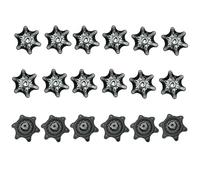 Punte per scarpe da golf - Punta per tacchette di ricambio da 18 pezzi| Set di prigionieri con presa sicura | Aggiornamento stabilità migliorata | per una facile installazione sulle scarpe da golf