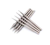 Punte per smerigliare diamantate, punte per unghie Diamond Grinding Head Bits Burrs Sharp Metal Stone Jade Engraving Polishing Tools 2.35mm Shank 1200 Grit 0.8-4.0mm Pack of 10 or 20(1.5mm 1200 Grit)