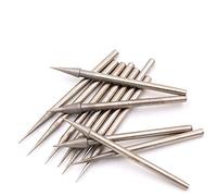 Punte per smerigliare diamantate, punte per unghie Rotary Burr Bits 2.35mm Shank Diamond Grind Head Multiple Sizes Pack of 7(1200grit 1.0mm)
