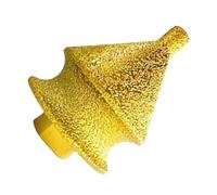 Punte per smussatura per legno | Accessorio per foratura con filettatura M10 | Per smussatura | Per smerigliatrice, lavorazione del legno, cemento, marmo, metallo, riparazione, falegname