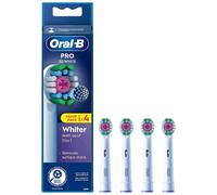 Punte per spazzolino elettrico Oral-B Heads 3D White, bianche - 4 pezzi