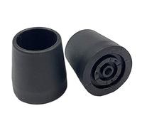 Punte per stampelle per Walker Glide Accessori di ricambio per sci, ID da 1", 2 pezzi (B)