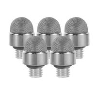 Punte per Stilo Touch Screen 7mm Filettatura Esterna Argento | Alluminio e Tessuto Conduttivo, Confezione da 5 Pezzi, per Scrittura e Disegno in Ambito Tecnico