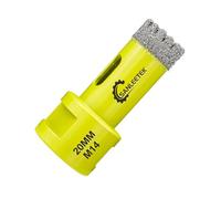 Punte per Trapano Diamantate 20mm - Seghettato Fresa Diamantata per Ceramica Porcellana Marmo Granito M14 Filettatura SANLEETEK