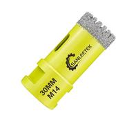 Punte per Trapano Diamantate 30mm - Seghettato Fresa Diamantata per Ceramica Porcellana Marmo Granito M14 Filettatura SANLEETEK