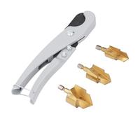 Punte per Trapano per Alesatura Di Tubi, 3 Pezzi Trapano a Gradini Di Sollevamento Ppr Con Tagliatubi Dell'acqua, 1/4" Codolo Esagonale Pipe Reaming Drill Bits Alesatore per Tubi Pvc Punte Da Trapano