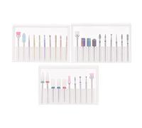 Punte per Trapano per Unghie, 30 Pezzi Strumenti per Manicure e Pedicure con Forme Diverse Set di Punte per Trapano per Unghie Set di Punte per Trapano per Unghie Tecnologia per
