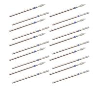 Punte per Trapano per Unghie, Testina per Levigatura per Unghie in Acciaio Inossidabile per Rettificatrice Elettrica, Testina per Levigatura Professionale per Nail Art, Adatta