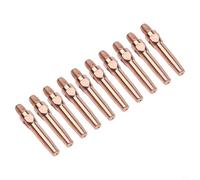 Punte per ugelli per saldatura in rame Confezione da 10 pistole a contatto MIG adatte a vari diametri scegliere M6 foro di precisione anti intasamento alimentazione filo Bold 8.8*45mm Aperture 1.2 mm