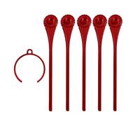 Punte per ugelli spray - Set di prolunga rotante da 5 con supporto per tubo, kit di spray di precisione da 3 mm/4 mm, compatibile con fai da te, appassionati di automobili, maggiore portata
