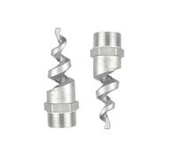 Punte per ugello spray a rondella, ugello atomizzatore a spirale in acciaio inox 90 e 120 gradi da 1/4 a 2 pollici, confezione da più opzioni di imballaggio (90° (acciaio inossidabile 3/8 316), 2
